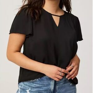 NWT Torrid Black Women's Blouse